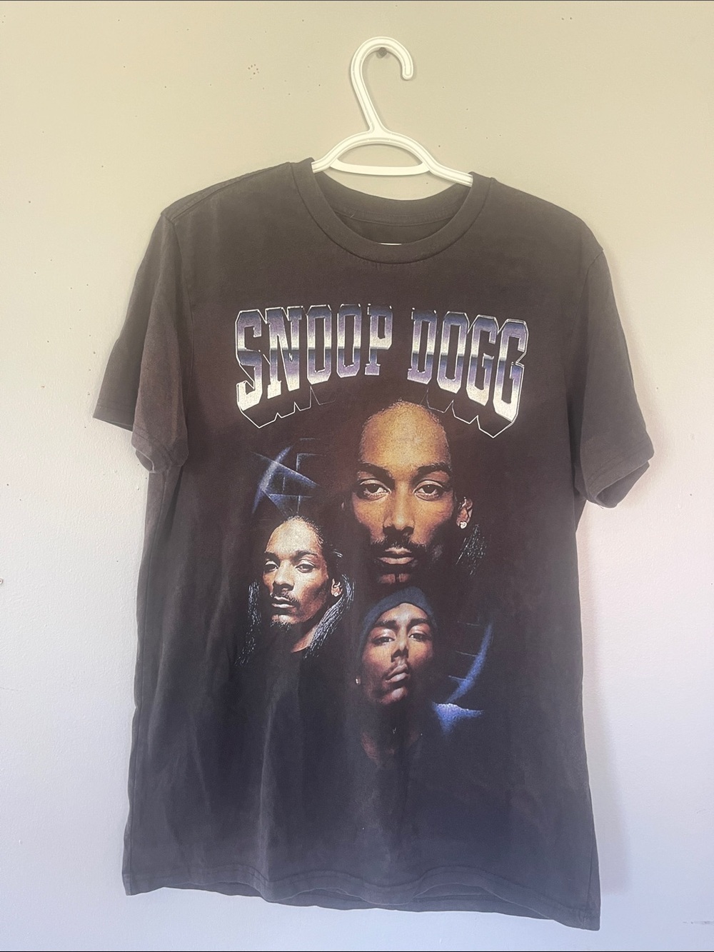 Men’s Snoop Dogg Black Short Sleeve Tee Medium